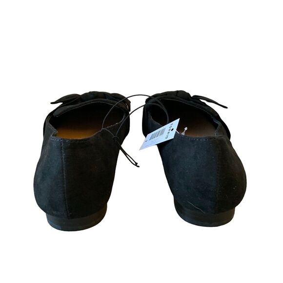 Torrid Women's Black Faux Suede Casual Slip On Front Twist Loafer Size 7 WW NEW - Picture 5 of 7
